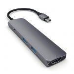 SATECHI Aluminum Type-C Slim Multi-Port Adapter 4K Space Gray (ST-CMAM) #1