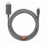 NATIVE UNION Belt HDMI Cable USB-C to HDMI Zebra (BELT-C-HDMI-ZEB-3) #2