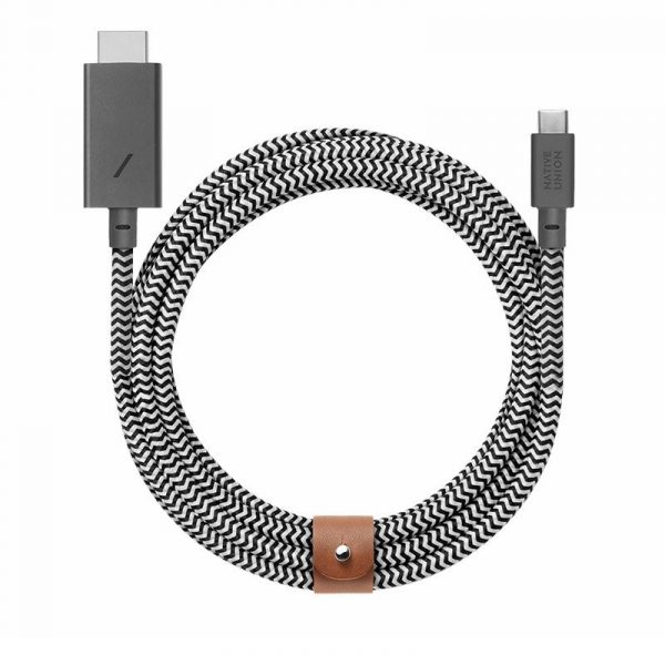 NATIVE UNION Belt HDMI Cable USB-C to HDMI Zebra (BELT-C-HDMI-ZEB-3) #2